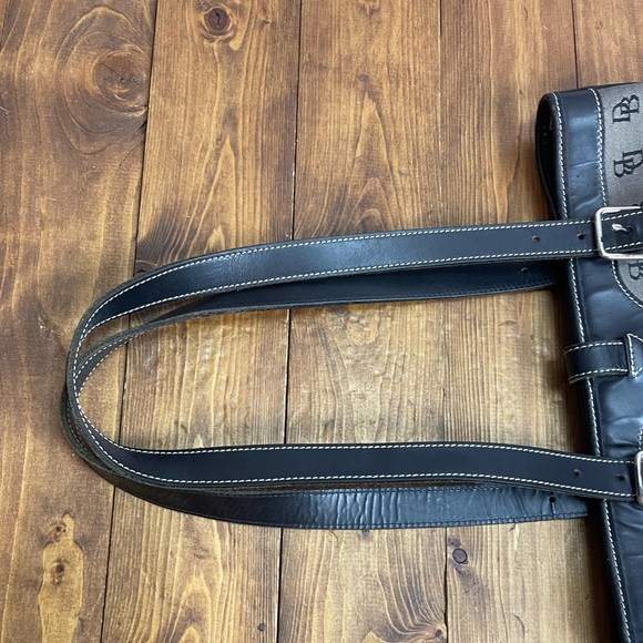 Dooney & Bourke Classic Vintage Retro Cabriolet Bucket Bag canvas and leather - Picture 5 of 12